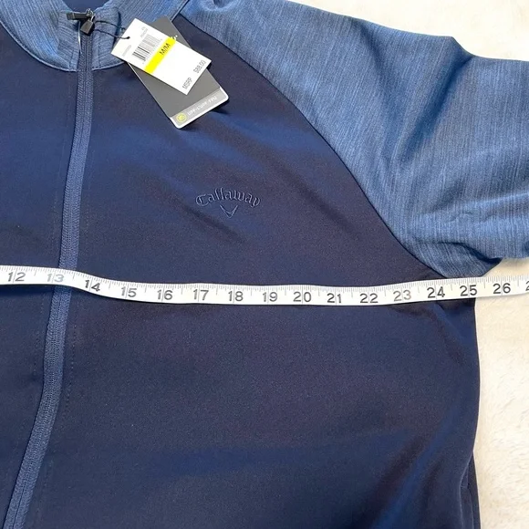 NWT Callaway Men's Golf Full Zip Track Jacket - Picture 11 of 13